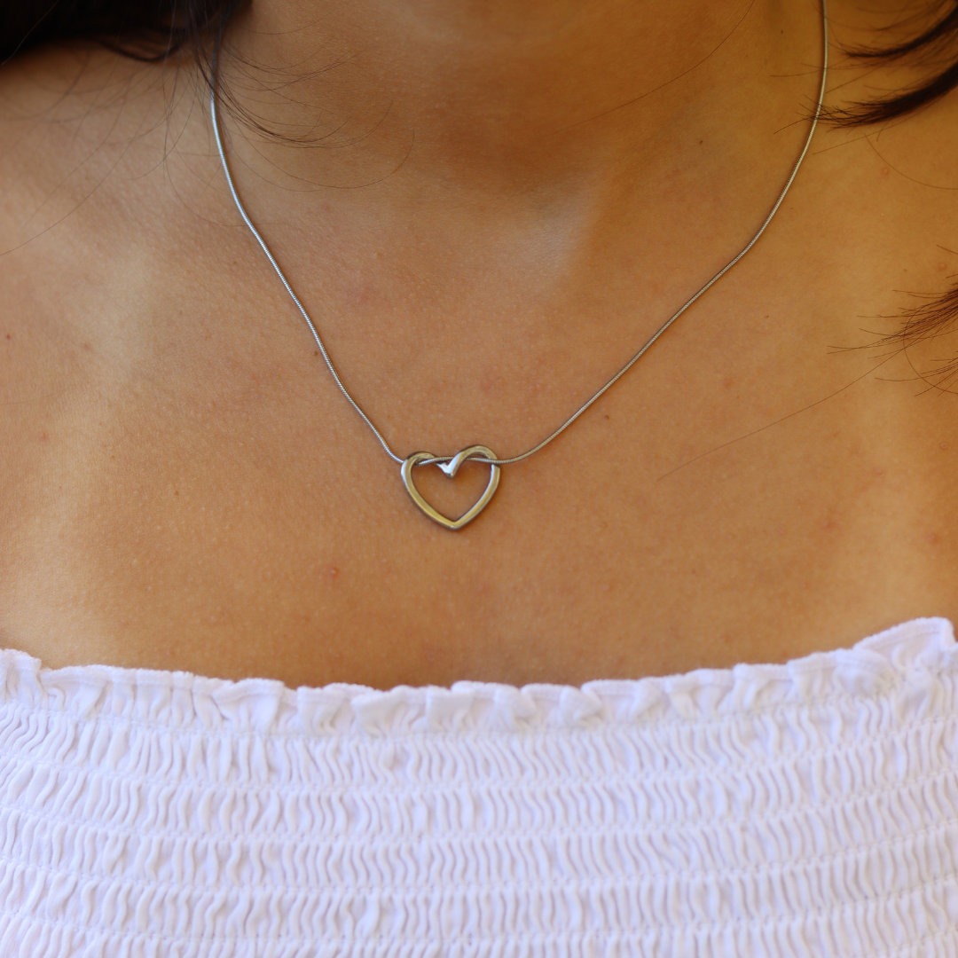 Colar Coração Sereno